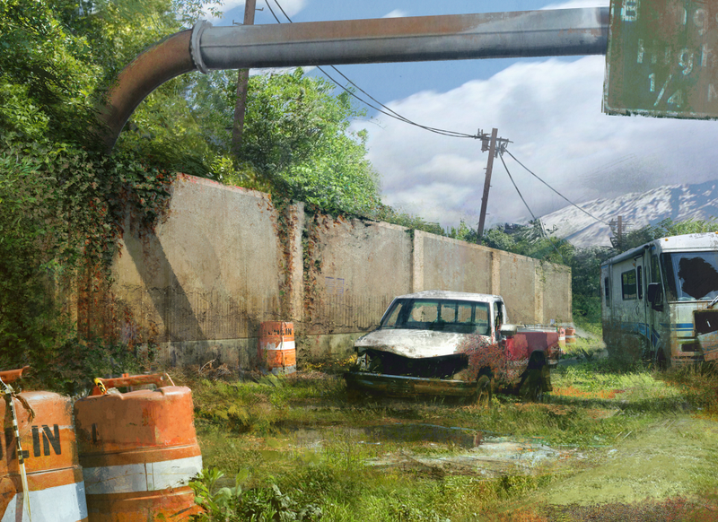 Illustration for article titled This Last of Us concept art is the coolest post-apocalyptic art in ages
